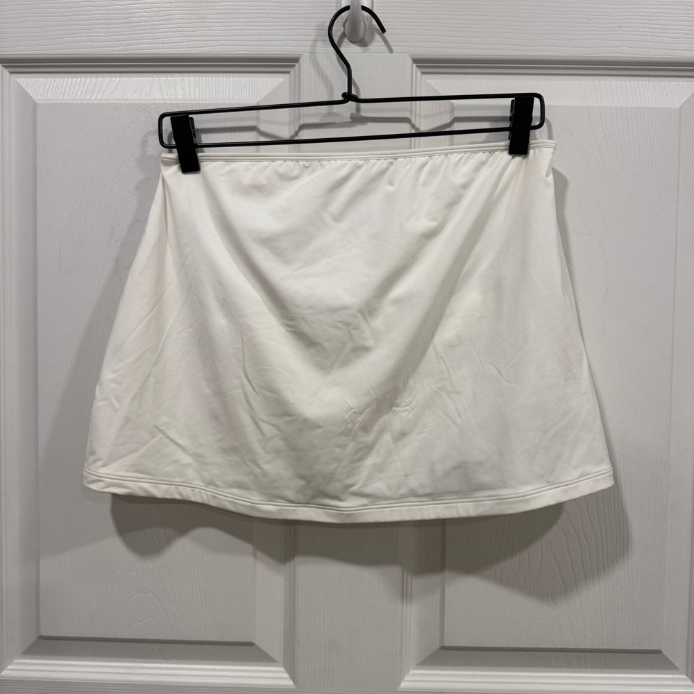 Klassy Network White Athletic‎ strapless top Spandex Women's Activewear Large